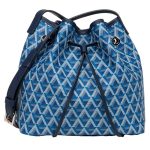 BOLSA FEMININA DE OMBRO LANCASTER IKON 41801 BLEU ELETRIQUE