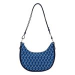 BOLSA FEMININA DE OMBRO LANCASTER HOBO IKON IT 480102 BLEU