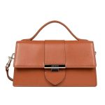 BOLSA FEMININA DE MAO/OMBRO LANCASTER PARIS ILY 531010 CAMEL