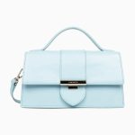 BOLSA FEMININA DE MAO/OMBRO LANCASTER PARIS ILY 531010 BLEU FUME