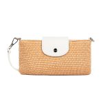 BOLSA FEMININA DE MAO LANCASTER MINI OSIER ITALIA 480117 BLANC