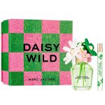 KIT AGUA DE COLONIA MARC JACOBS DAISY WILD EDT 50ML+PERFUME DE BOLSO 10ML TREX