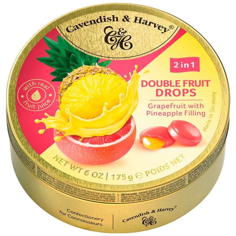BALAS CAVENDISH DUO PINEAPPLE GAPEFRUIT 175G