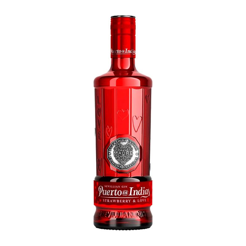 GIN PUERTO DE INDIAS DIA DE LAS MADRES STRAWBERRY 700ML 37.5%