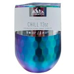 COPO TERMICO HYDRAPEAK CHILL WINE 355ML HAMMERED RAINBOW