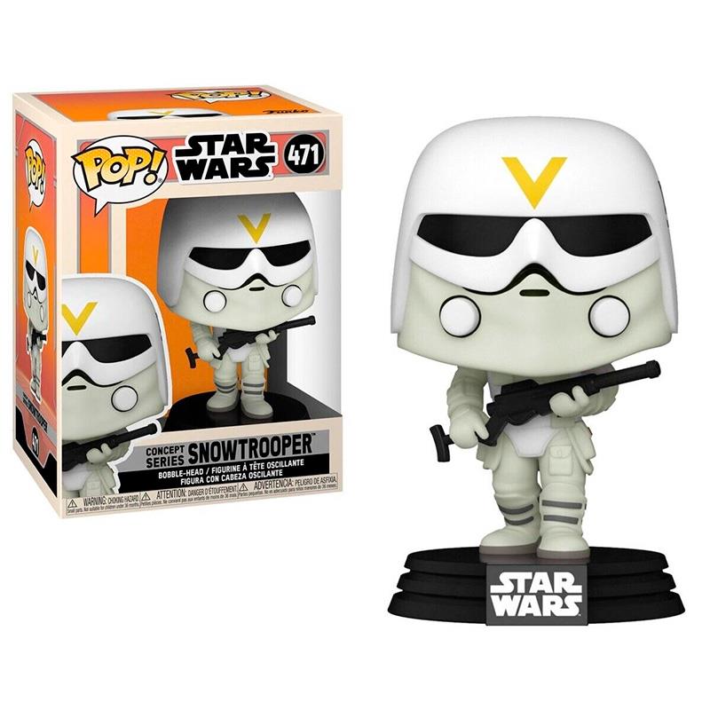 BONECO FUNKO COLECIONAVEL DE VINIL POP! STAR WARS CONCEPT SERIES SNOWTROOPER 471