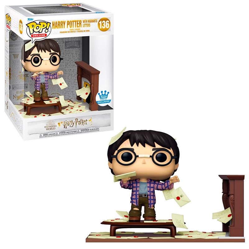 BONECO FUNKO COLECIONAVEL DE VINIL POP! HARRY POTTER WITH HOGWARTS 136