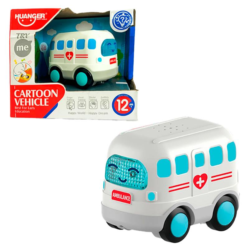 BRINQUEDO PARA BEBE HUANGER ONIBUS ESCOLAR HE0537B