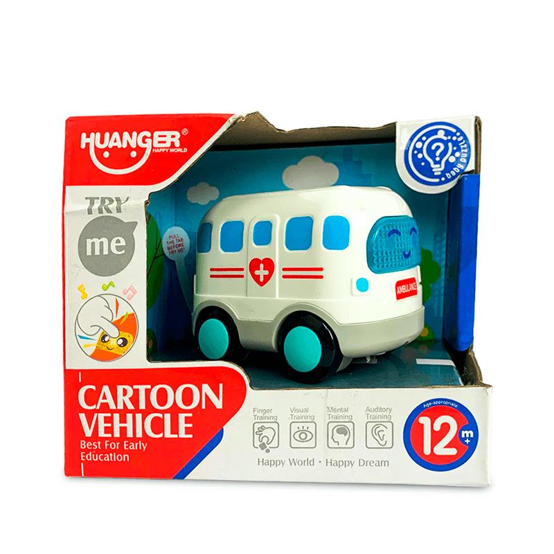 BRINQUEDO HUANGER CARRO DE AMBULANCIA PARA BEBE HE0537A