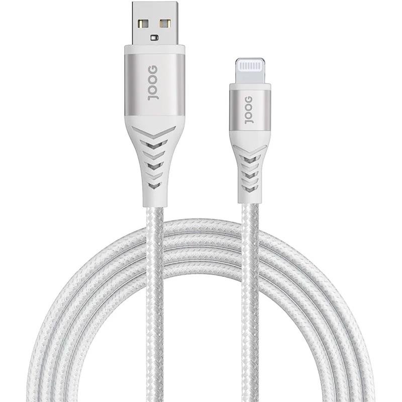 CABO USB-A PARA LIGHTNING JOOG ULC-JG 1.8M BRANCO