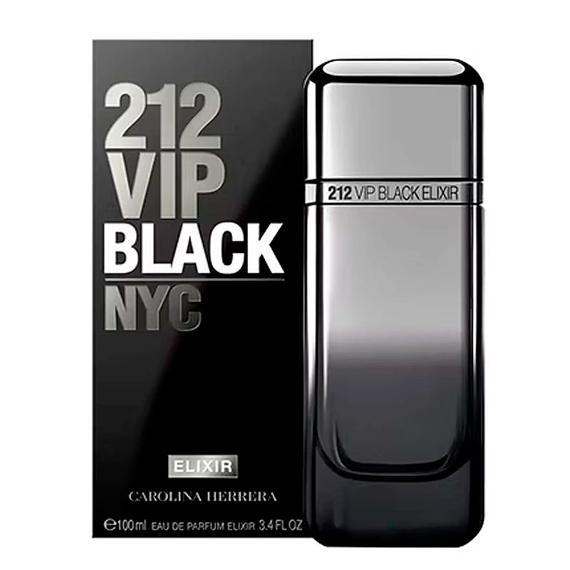 PERFUME CAROLINA HERRERA 212 VIP BLACK NYC ELIXIR EDP 100ML