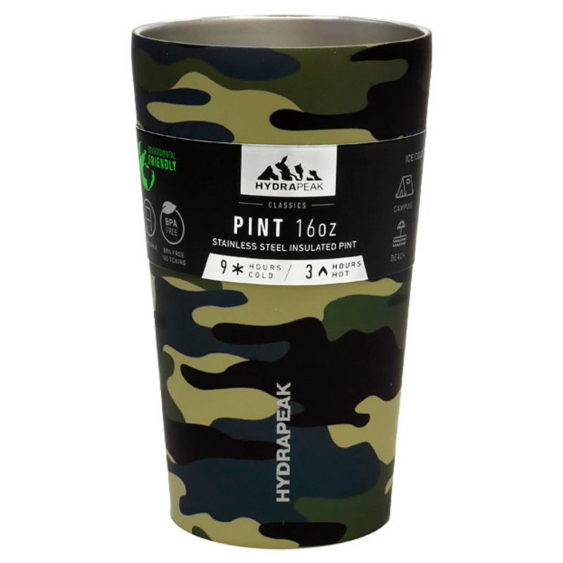 COPO TERMICO HYDRAPEAK PINT 473ML VERDE CAMUFLADO