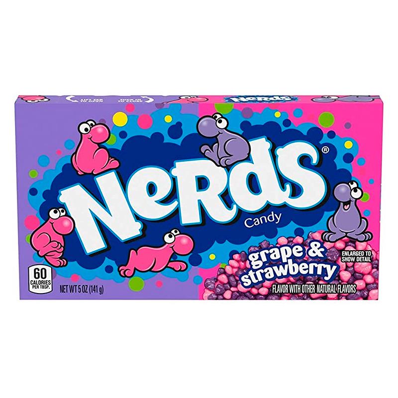 BALAS NERDS GRAPEFRUIT/STRAWBERRY 141G