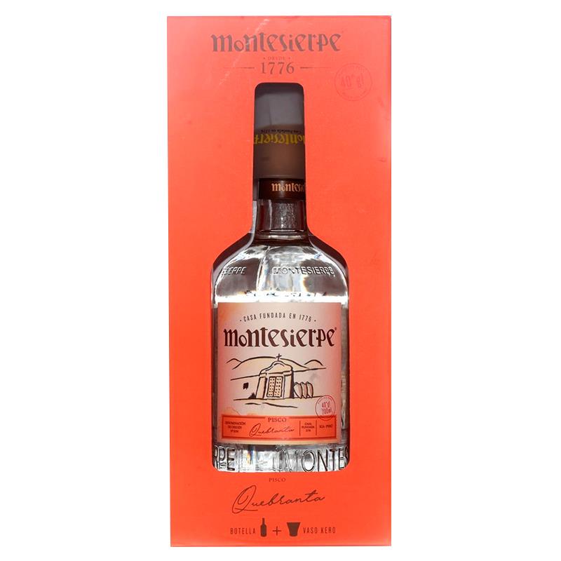 AGUARDENTE DE UVA GRAN PISCO FINCA ROTONDO QUEBRANTA 750ML 40%