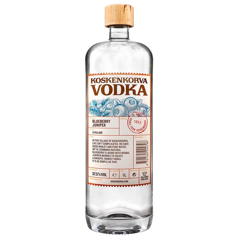 VODKA KOSKENKORVA BLUEBERRY JUNIPER 1L 40%