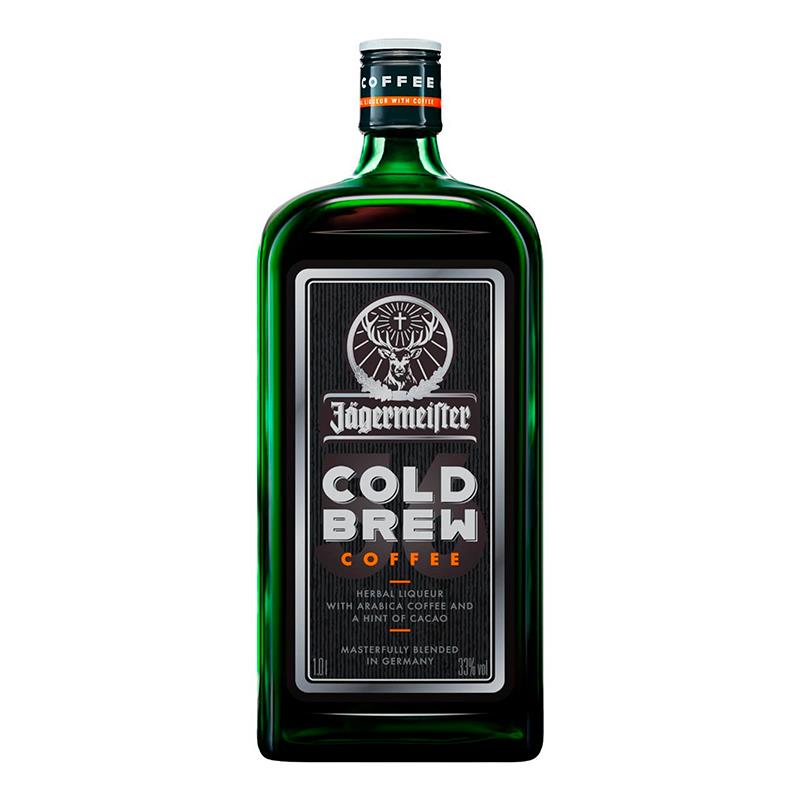 LICOR JAGERMEISTER HERB COLD BREW COFEE 1L 33%