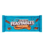 BARRA DE CHOCOLATE AO LEITE MR BEAST FEASTABLES PEANUT BUTTER 60G