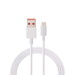 CABO DE CARREGAMENTO XIAOMI 6A/USB A-C/1M BRANCO