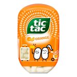 BALA DE LARANJA TIC TAC POTE DE PLASTICO X 98G