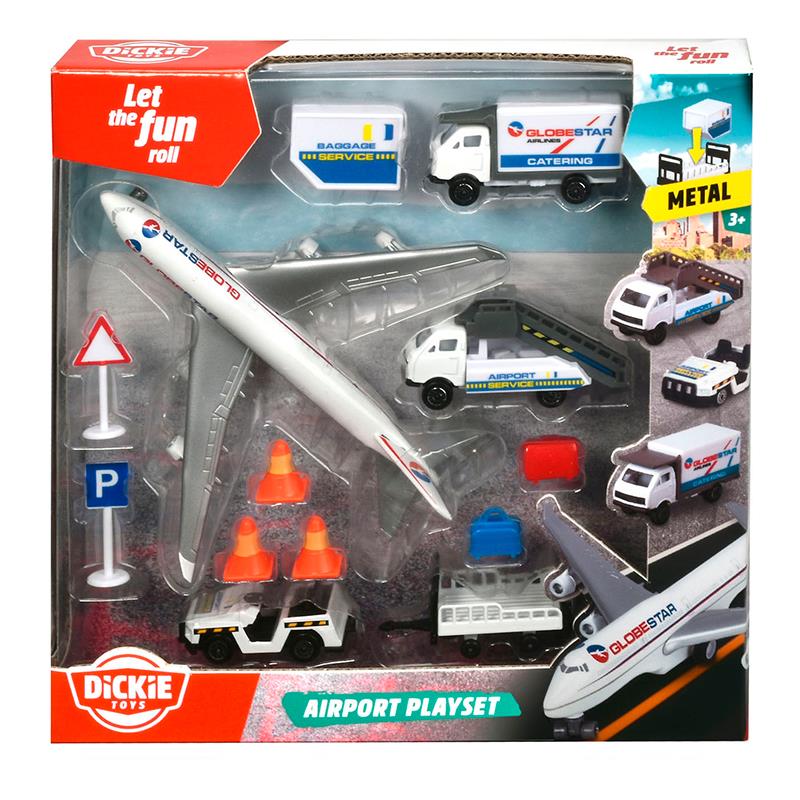CARRINHOS DICKIE AIRPORT PLAYSET 203743001