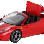 CARRO RASTAR AUTO FERRARI 458 SPECIALE CONVERSIVEL 1/14 74560 VERMELHO
