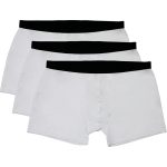 CUECA BOXER HYDRANT MASC BH00002 3 UN BRANCO PRETO TAM S