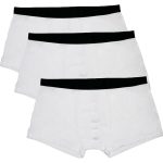 CUECA BOXER HYDRANT MASC BH00001 3 UN BRANCO PRETO TAM S