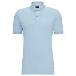 CAMISA POLO HUGO BOSS 10241531 01 MASC AZUL CLAROPASTEL MEDIO MC ADULTO PALLAS TAM S