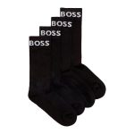 MEIA MASCULINO ADULTO COR PRETO 50469747 TECIDO MALHARIA RETILINEO/SEM FORRO MATERIAL 60% ALGODAO 37% POLIAMIDA3%ELASTANO TAMANHO 3942 MARCA HUGO BOSS