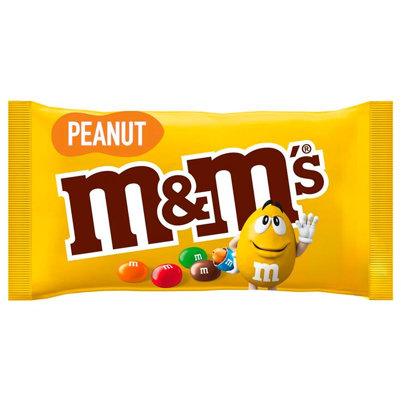 CHOCOLATE M&MS RECHEADOS COM AMENDOIM PEANUTS 45G