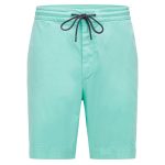 BERMUDA MASCULINO ADULTO COR AZUL CLARO 50466846 TECIDO MALHARIA RETILINEO/SEM FORRO MATERIAL 97% ALGODAO 3% ELASTANO TAMANHO 44 MARCA HUGO BOSS