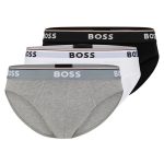 CUECA TIPO BRIEF MASCULINO ADULTO COR SORTIDOS 50475273 TECIDO MALHARIA RETILINEO/SEM FORRO MATERIAL 95% ALGODAO 5% ELASTANO TAMANHO S MARCA HUGO BOSS