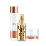 KIT DE TRATAMENTO CAPILAR WELLA PROFESSIONALS PRO FUSION SHAMPOO 100ML MASK 75ML OIL 30ML