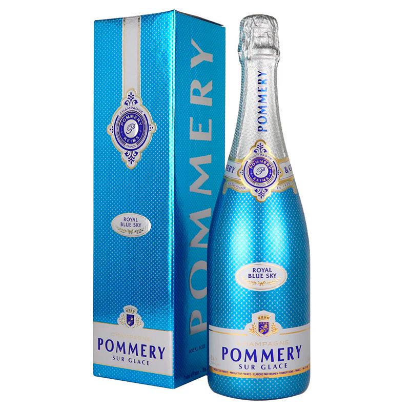 CHAMPAGNE POMMERY BLUE SKY C/GIFT BOX 750ML 12.5%