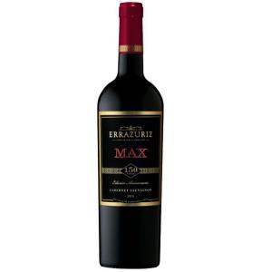 VINHO TINTO ERRAZURIZ MAX RESERVA CABERNET SAUVIGNON 2021 750ML 13.5%