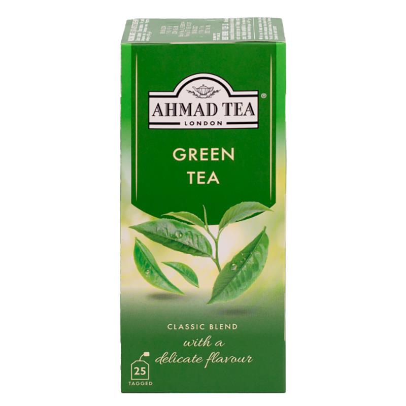 CHA VERDE AHMAD TEA TAGGED CX 25X2G