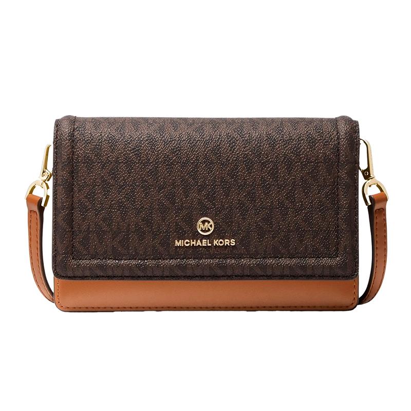 BOLSA FEMININA MICHAEL KORS 32S1GT9C2B 252 COURO SINTETICO MARROM
