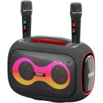 SPEAKER JOOG PAIR 1000 C/2 MICROFONE 130W IPX6 TWS CINZA