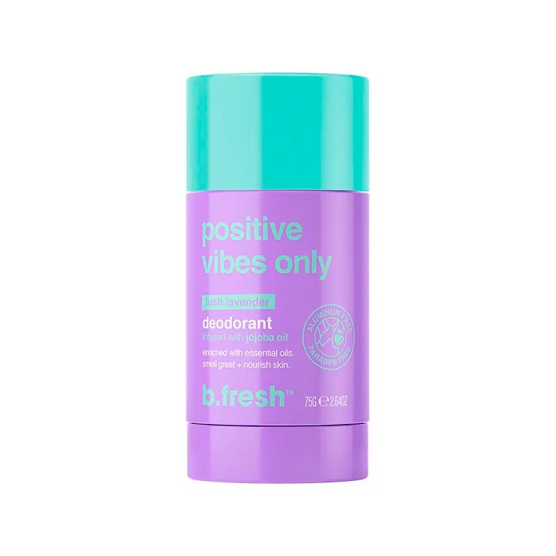 DESODORANTE EM BARRA BFRESH FEM POSITIVE VIBES ONLY LUSH LAVENDER 75G