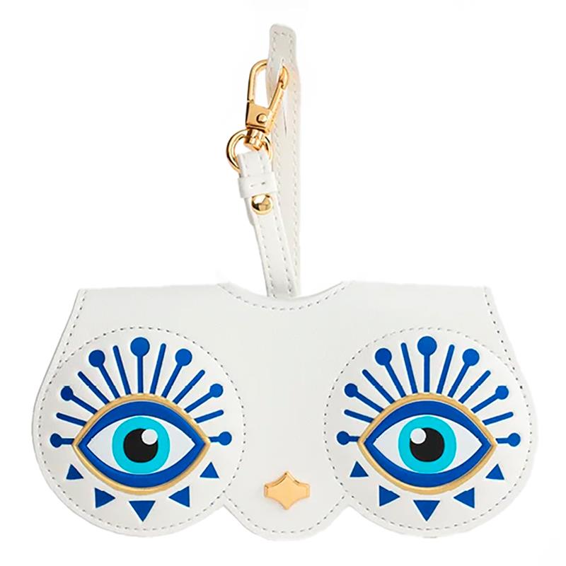 ESTOJO ANY DI PARA OCULOS SUNCOVER NAZAR BRANCO AZUL