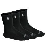 MEIAS MASCULINO ADULTO HYDRANT TAM 36 40 TH54 PRETO 3 PCS