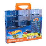 BRINQUEDO MATTEL GUARDA CARRO HOTWHEELS 18 MODULOS MULTIBRICK CAR CASE HWCC8B