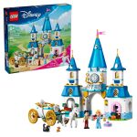 BRINQUEDO LEGO CINDERELLAS CASTLE E HORSE CARRIAGE 596PCS