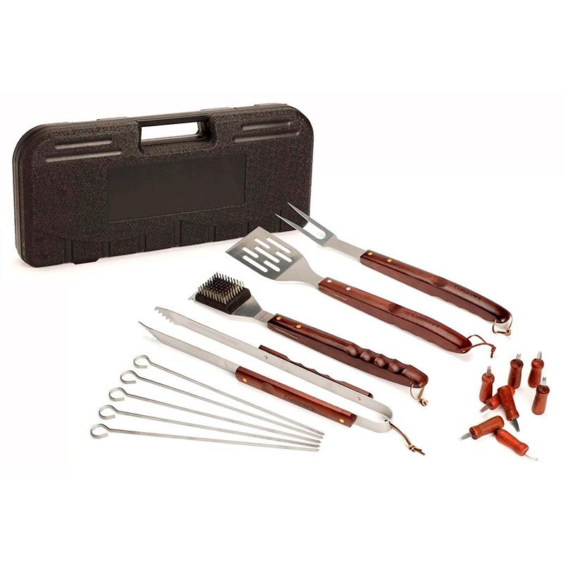 KIT CHURRASCO CUISINART CGSW1O ACO INOXIDAVEL 18PCS