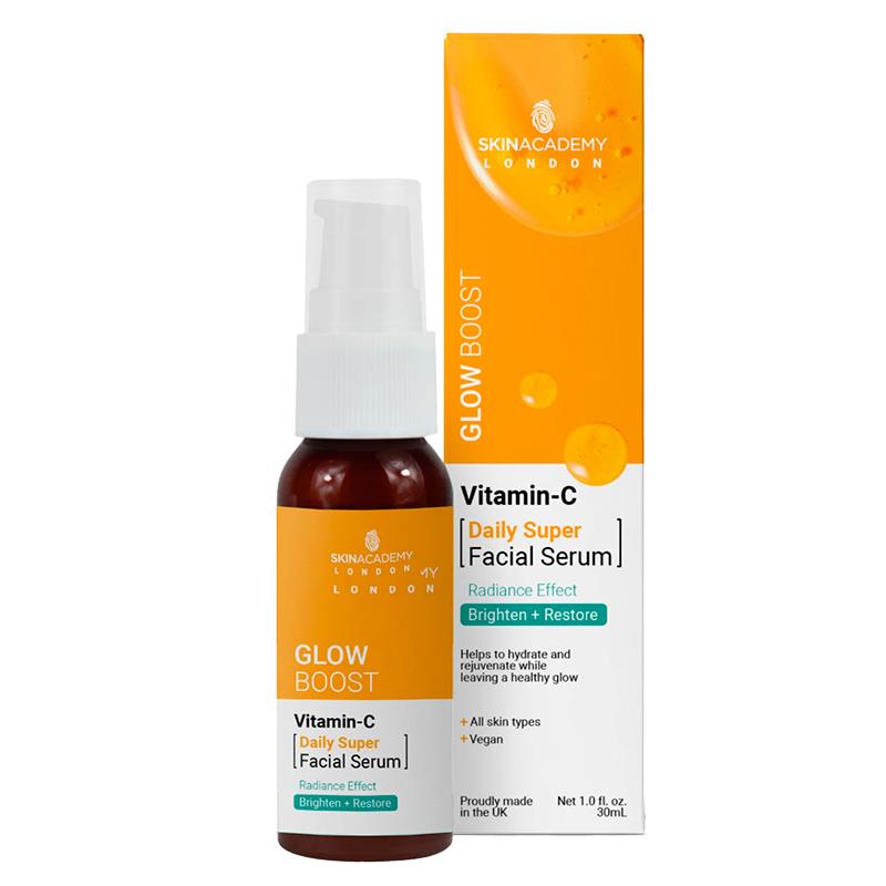 SERUM FACIAL SKIN ACADEMY GLOW BOOST COM VITAMINAC DAILY SUPER 30ML