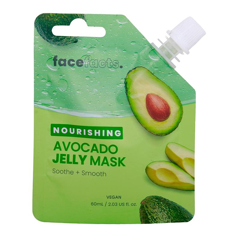 MASCARA FACE FACTS DE GELEIA DE ABACATE MASK AVOCADO SOOTHING 60ML