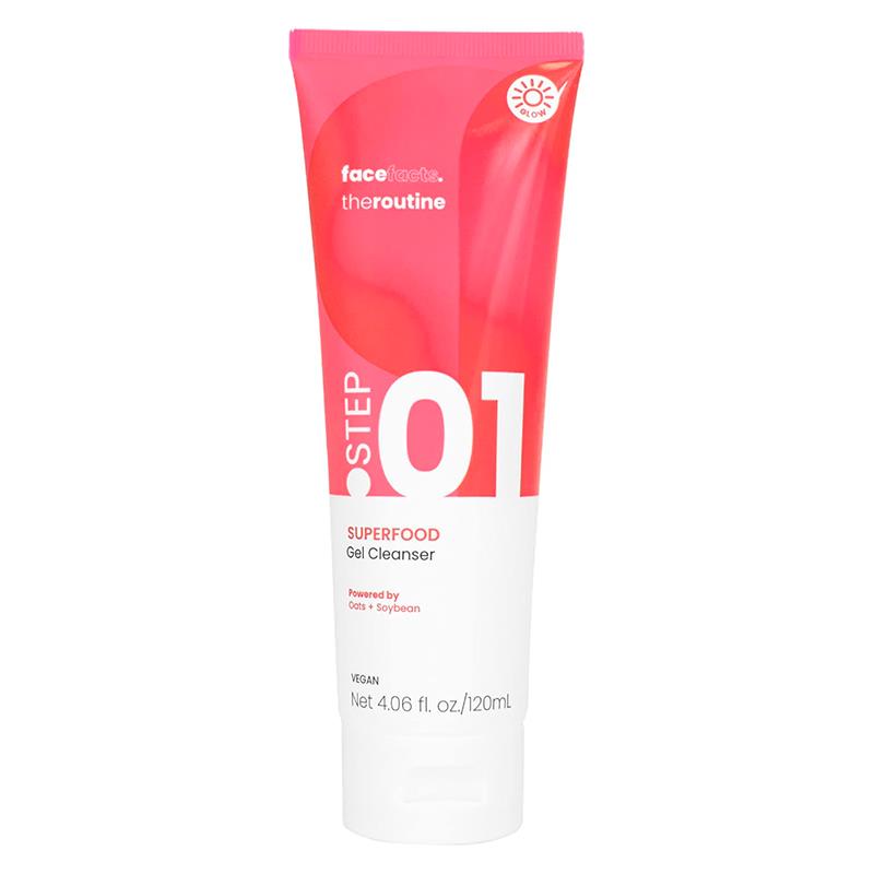 GEL FACE FACTS DE LIMPEZA FACIAL THE ROUTINESUPERFOOD GEL CLEANSER 120ML