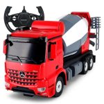 CAMINHAO RASTAR M.BENZ AROCS TRANSPOR MIXER BETONEIRA RC124 78960 VERMELHO