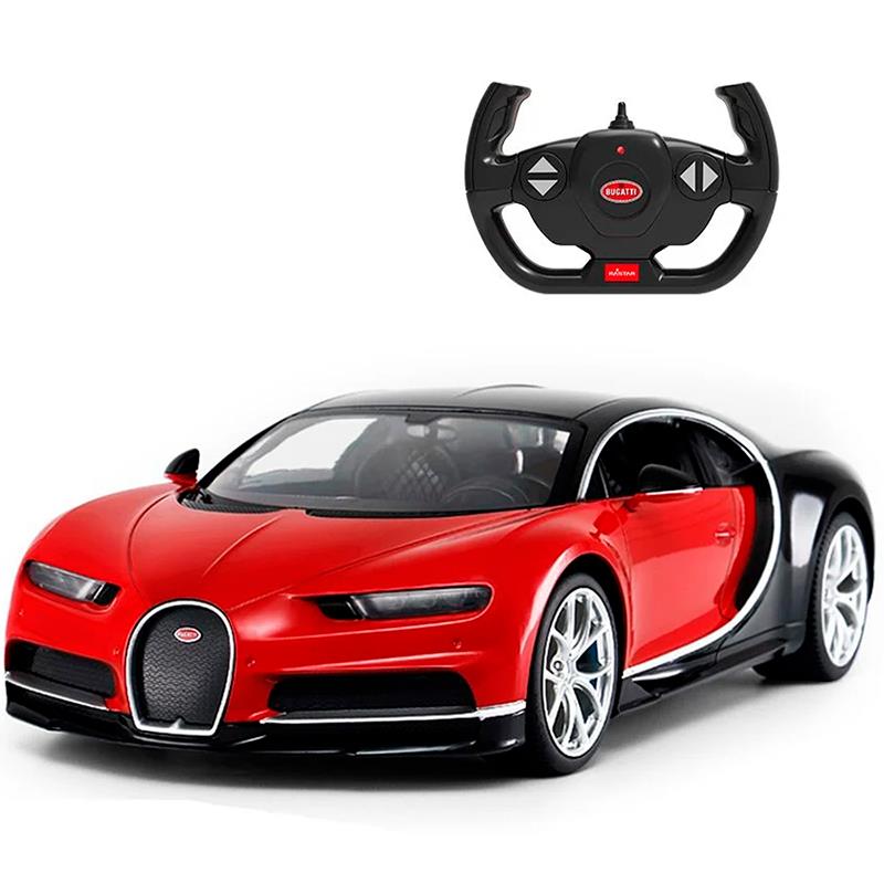 CARRO RASTAR BUGATTI CHIRON RC114 75700 VERMELHO