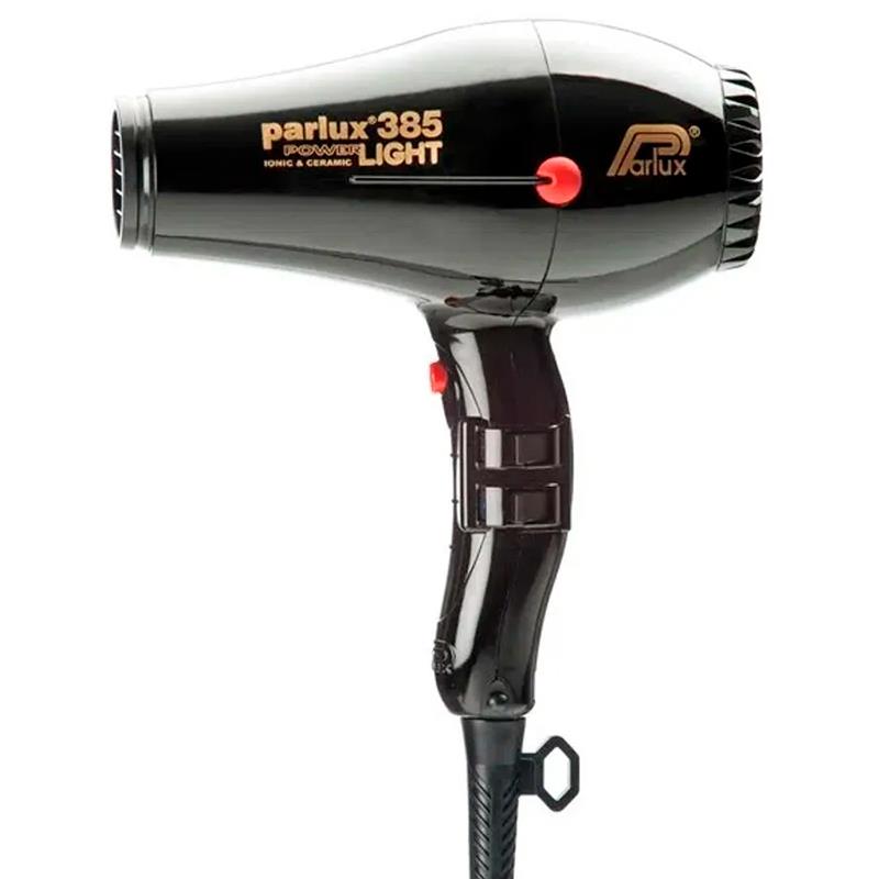 SECADOR PARLUX DE CABELO COR PRETO PARLUX NEW 385 POWER LIGHT 220V 2150W USO PROFISSIONAL